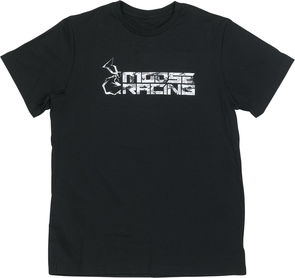 Moose Offroad Youth Camo T-Shirt - Black, Part Number 3032-3684