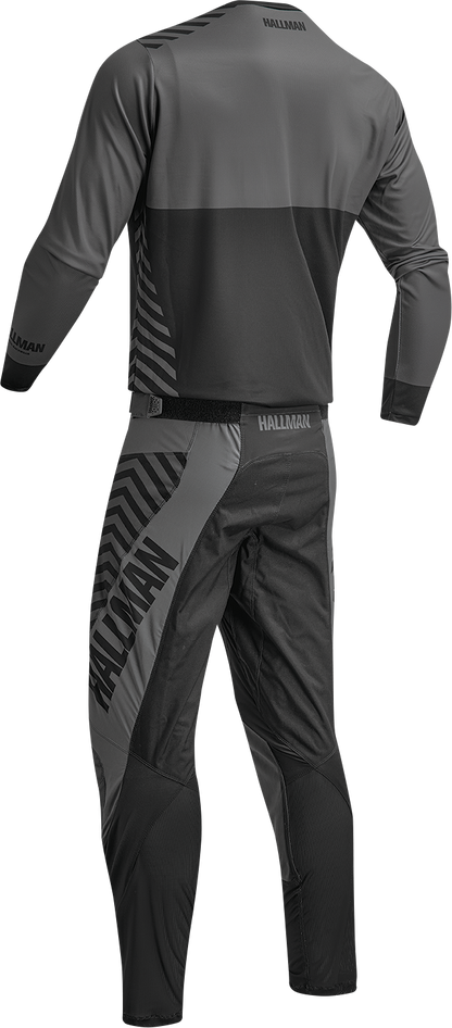 THOR Differ Slice Jersey 2XL by THOR - Charcoal/Black, Part #2910-7131