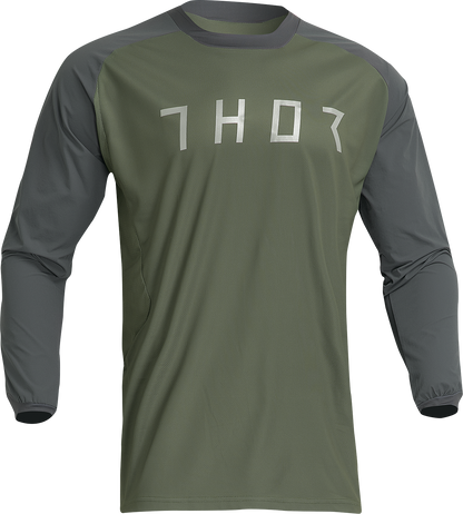 THOR Terrain Jersey 3XL Army/Charcoal - Part Number 2910-7171