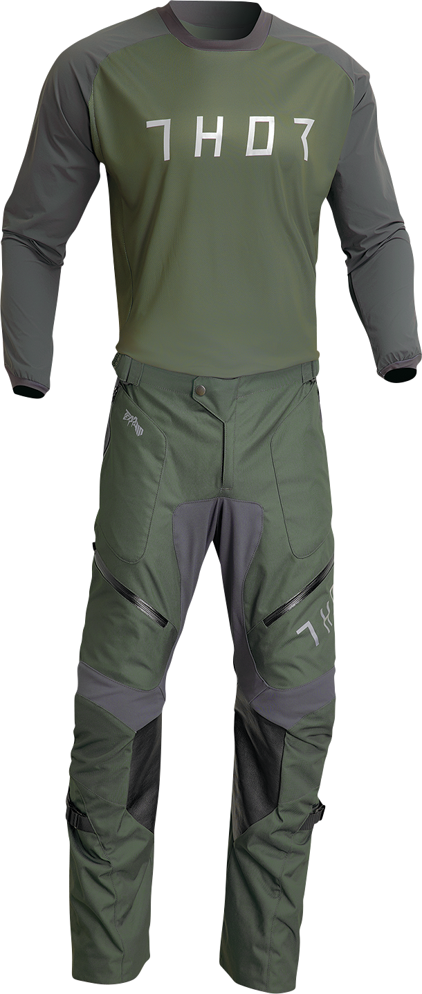THOR Terrain Jersey 3XL Army/Charcoal - Part Number 2910-7171