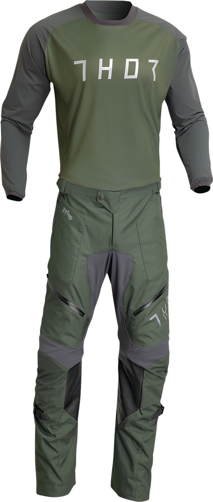 THOR Terrain Jersey 3XL Army/Charcoal - Part Number 2910-7171