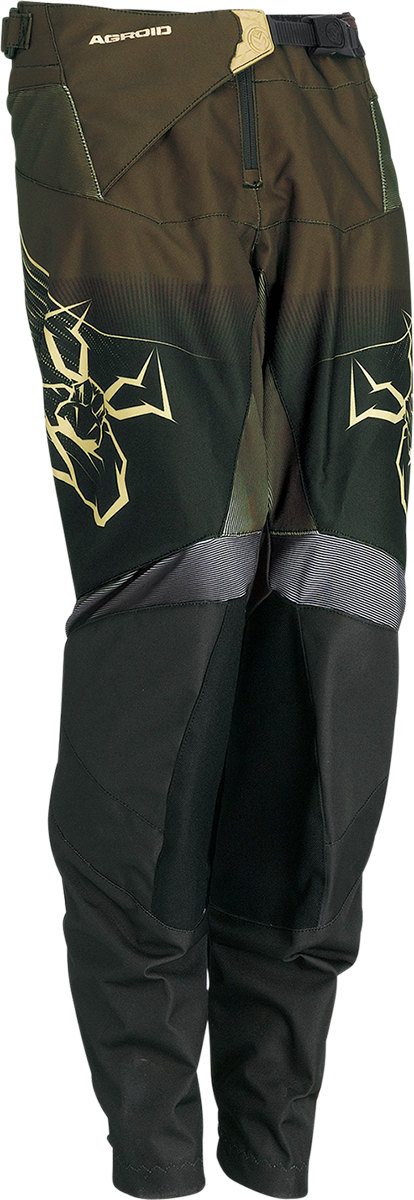 Moose Offroad Youth Agroid Pants - Olive/Tan, US 28, Part No. 2903-2290