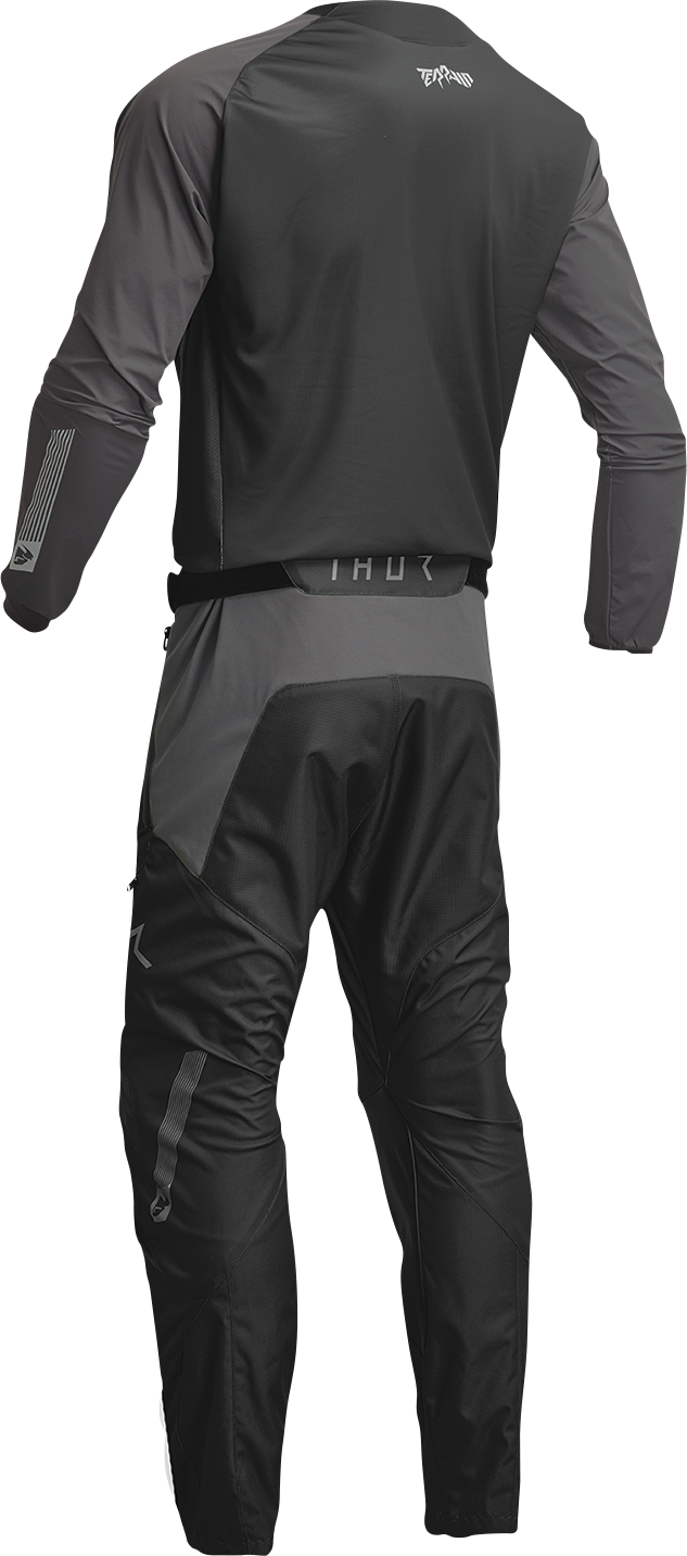 THOR Terrain Jersey Black/Charcoal Large (Part #2910-7162)