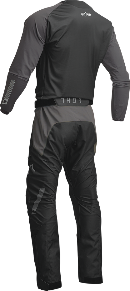 THOR Terrain Jersey Black/Charcoal Medium (Part Number 2910-7161)