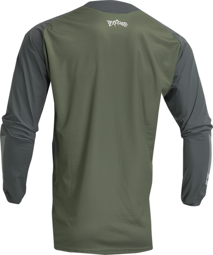 THOR Terrain Jersey 3XL Army/Charcoal - Part Number 2910-7171