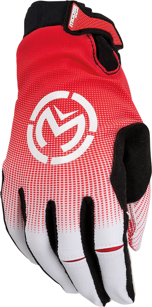 MOOSE OFFROAD SX1™ Gloves - Red/White, 2XL - Performance Off-Road Hand Protection