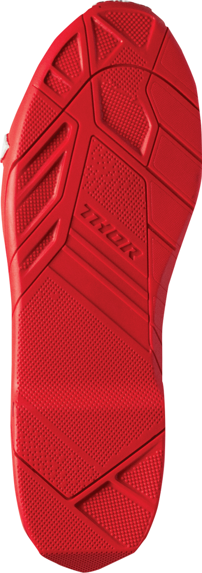 THOR Radial Boots Size 7 - Red by THOR, Part No. 3410-2736