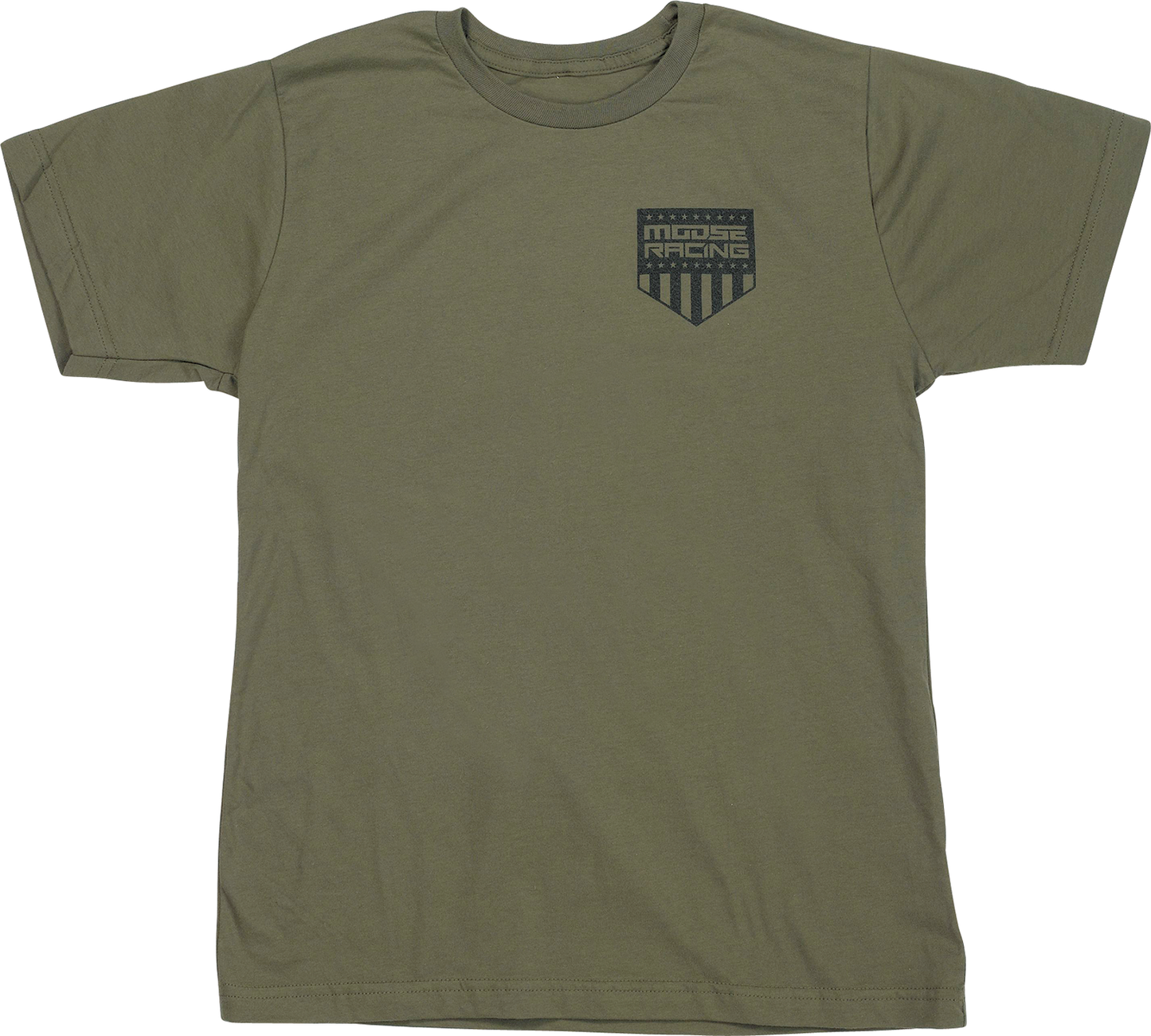 Moose Offroad Youth Salute T-Shirt – Olive, Part Number 3032-3694