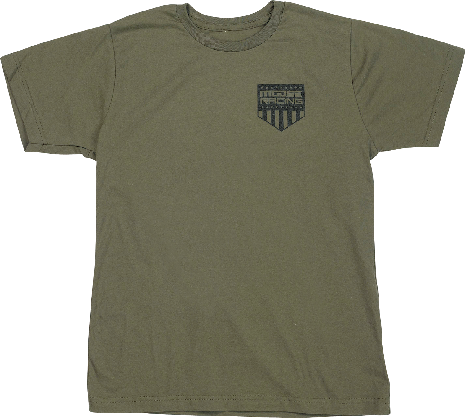 Moose Offroad Youth Salute T-Shirt – Olive, Part Number 3032-3694