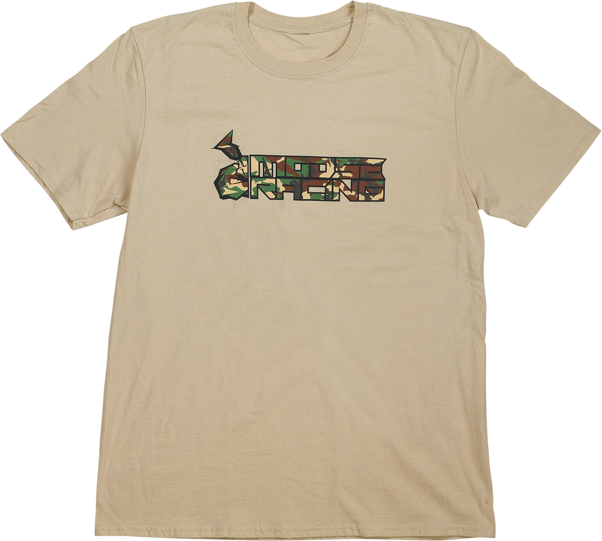 Moose Offroad Camo T-Shirt Tan Large – Comfortable 60% Cotton / 40% Polyester Design