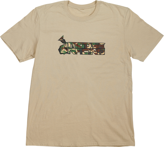 Moose Offroad Camo T-Shirt Tan Large – Comfortable 60% Cotton / 40% Polyester Design