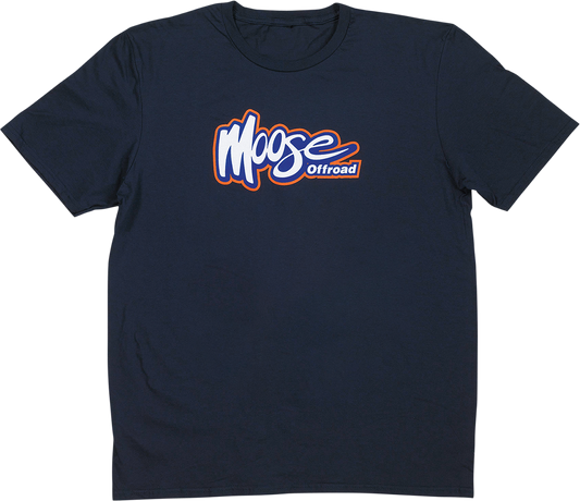 Moose Offroad Navy Offroad T-Shirt - Large, 3030-22745
