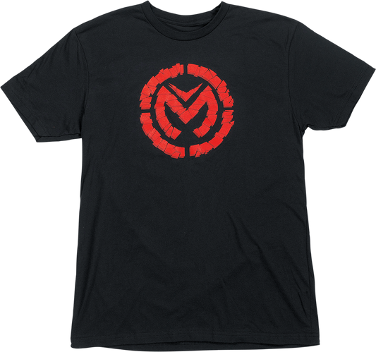 Moose Offroad Fractured T-Shirt - Black/Red, Medium - Part Number 3030-22759