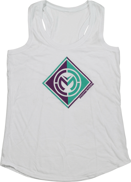 Moose Offroad Women's Insignia Tank Top - White - Small (Part Number 3031-4162)
