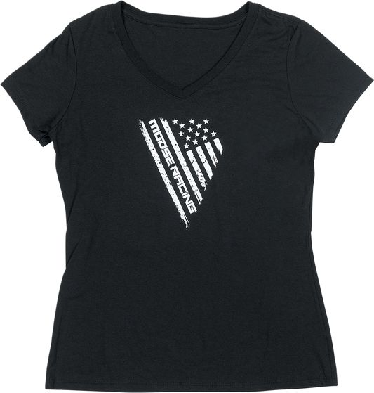 Moose Offroad Women's Salute T-Shirt - Black, Part Number 3031-4168