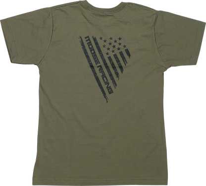 Moose Offroad Youth Salute T-Shirt – Olive, Part Number 3032-3694