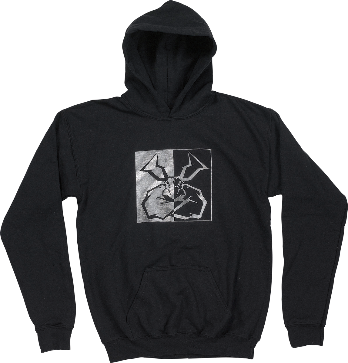 Moose Offroad Youth Split Personality Hoodie - Black, Part Number 3052-0674, Medium