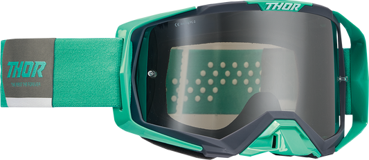 THOR Activate Goggle - Teal and Charcoal with Smoke Mirror Lens | Part 2601-2796