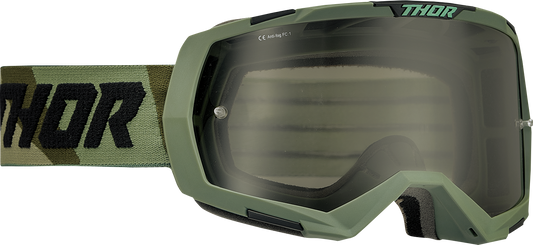 THOR Regiment Goggle Camo/Black with Smoke Lens – Part No. 2601-2966