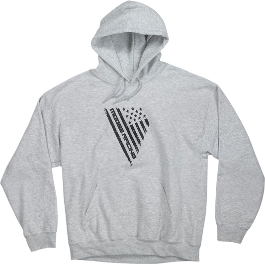 Moose Offroad Salute Hoodie - Ash, Medium - 3050-6348