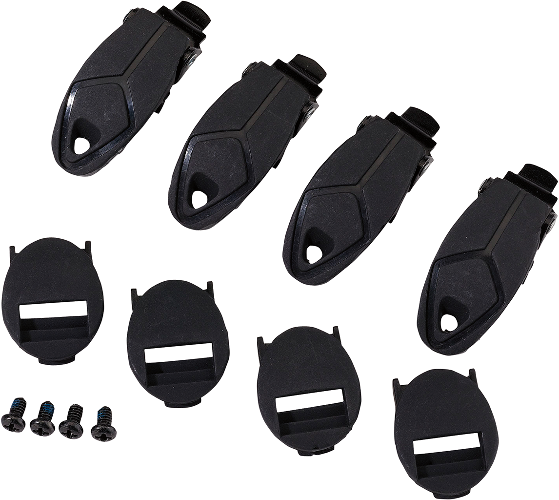 MOOSE OFFROAD Qualifier Boot Buckle Kit - Black 3430-1006