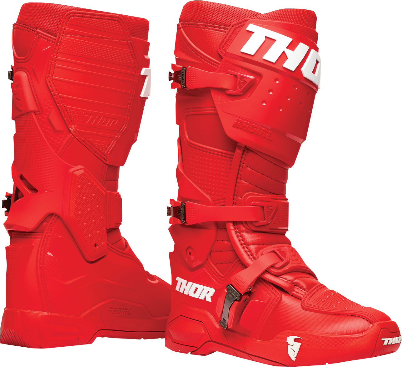 THOR Radial Boots Size 12 – Red, Part Number 3410-2741