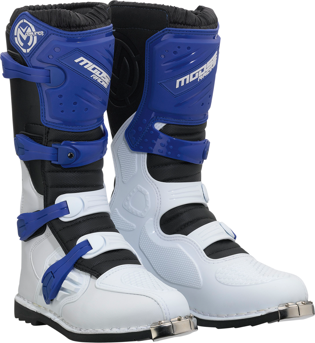 Moose Offroad Qualifier Boots Size 12 - Blue, Part Number 3410-2613