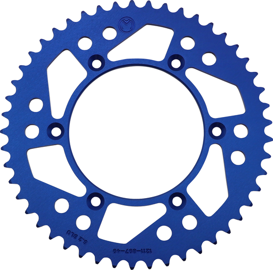 Moose Offroad Rear Sprocket – 49 Tooth Aluminum for Husaberg, Husqvarna, KTM – Part 1211-897-49-12