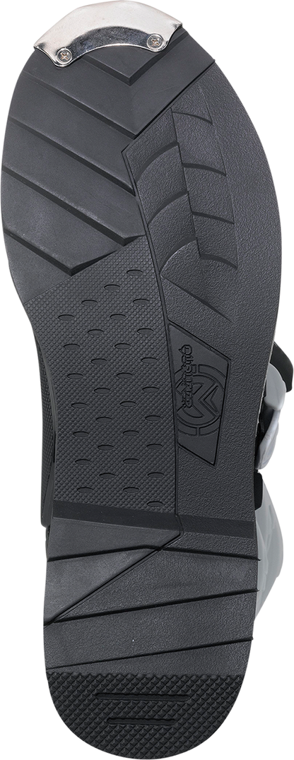 MOOSE OFFROAD Qualifier Boots Size 14 - Black and White, Part 3410-2606