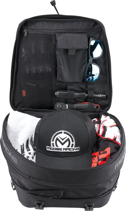 MOOSE OFFROAD ADV1™ Rear Rack Bag - Black (Part No. 3515-0225)