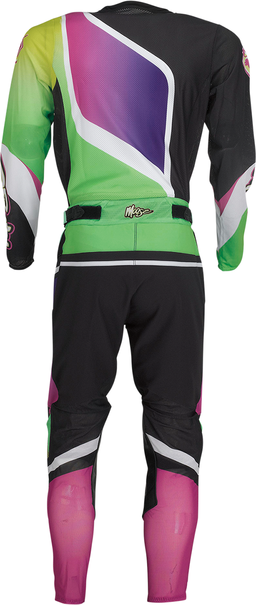 MOOSE OFFROAD Sahara Pants – Purple/Green, US 32 – Part No. 2901-10412
