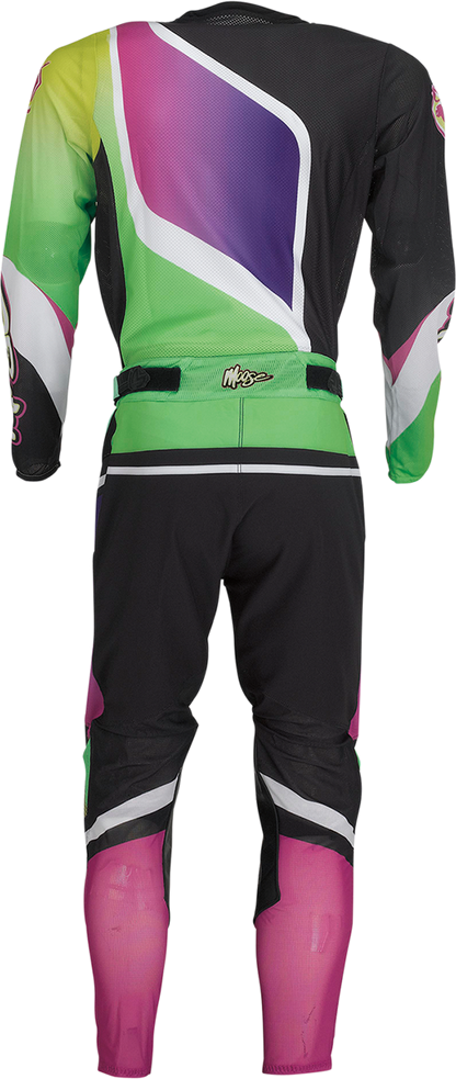 MOOSE OFFROAD Sahara Pants – Purple/Green, US 32 – Part No. 2901-10412