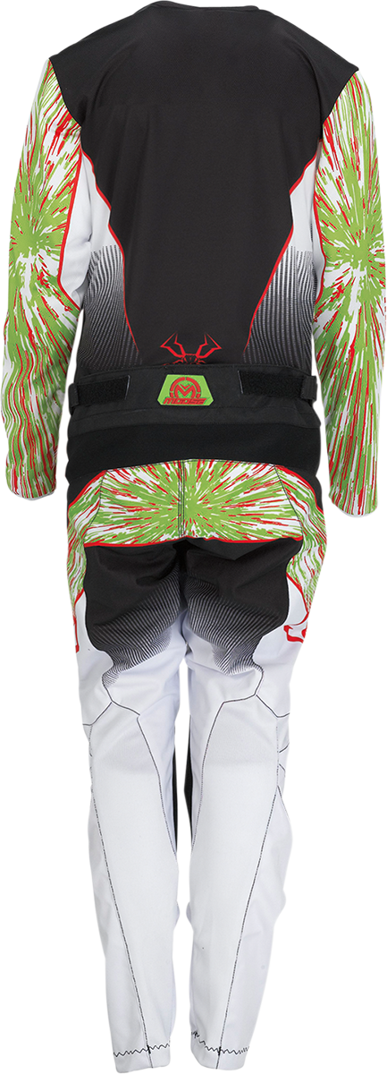 Moose Offroad Youth Agroid Jersey Medium - Green, Red & Black, Part No. 2912-2268