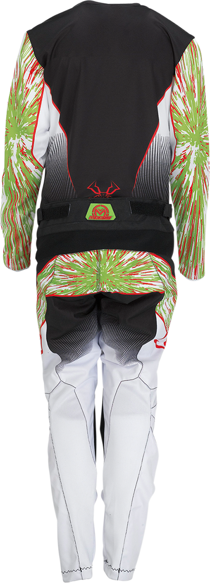 Moose Offroad Youth Agroid Jersey Medium - Green, Red & Black, Part No. 2912-2268