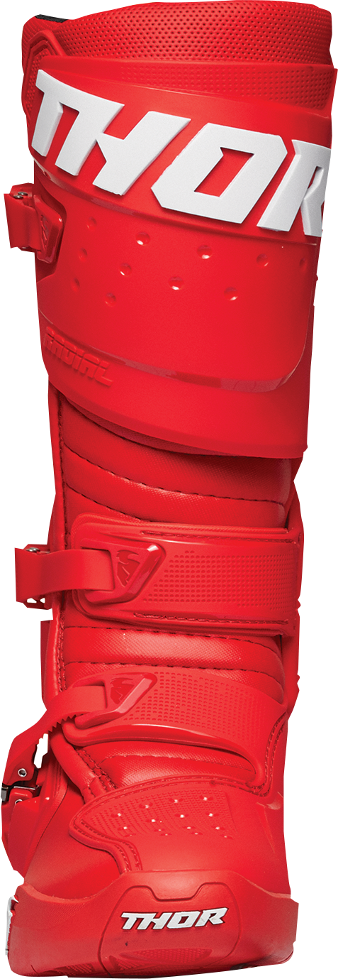 THOR Radial Boots Size 12 – Red, Part Number 3410-2741
