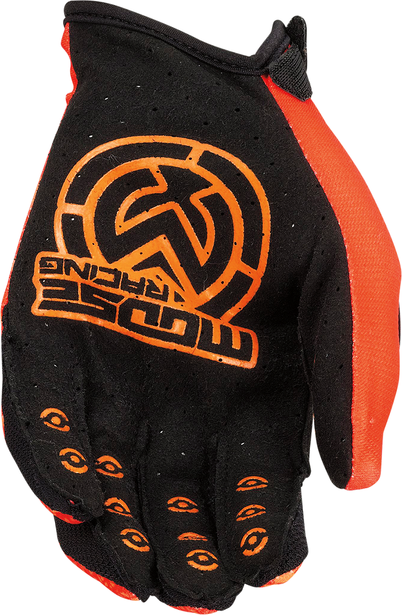 MOOSE Offroad Youth SX1™ Gloves - Orange, Large - Part Number 3332-1756