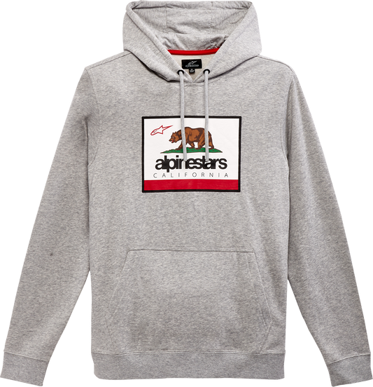 Alpinestars Cali 2.0 Hoodie Gray XL - Comfortable Cotton-Polyester Blend with Front Print