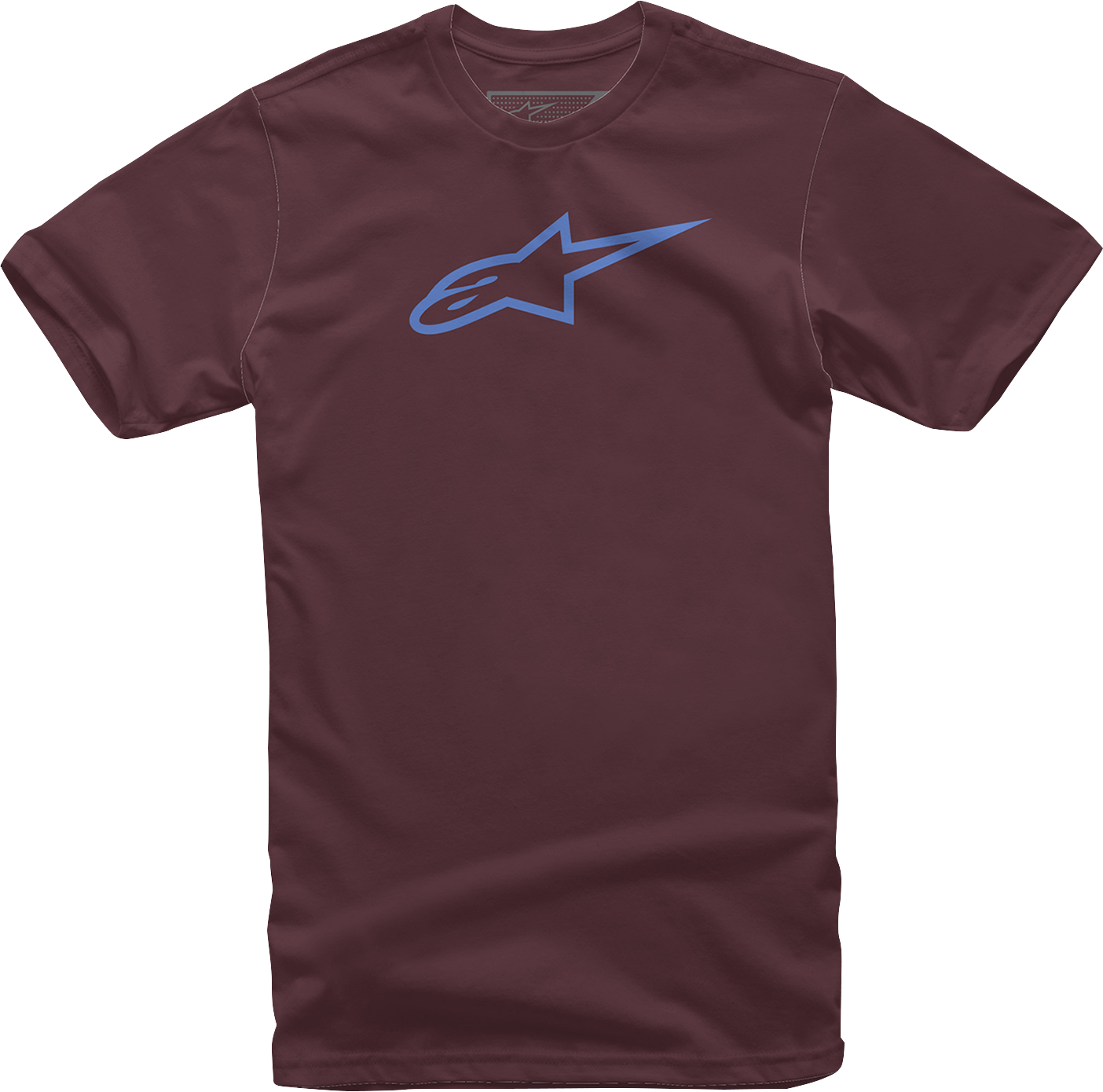 Alpinestars Ageless T-Shirt in Maroon and Blue (Large) – Part Number 1032-720308370L