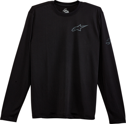Alpinestars Pursue Performance Long-Sleeve T-Shirt in Black – Size XL (Part #1232-71000-10XL)