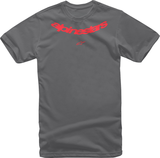 Alpinestars Lurv T-Shirt Charcoal XL - 100% Combed Cotton Graphic Tee