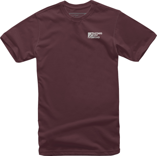 Alpinestars Painted T-Shirt - Maroon Large (Part# 1232-72224-838L)