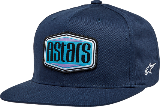 Alpinestars Belvedere Flat Bill Hat - Navy, Part Number 1232-81050-70