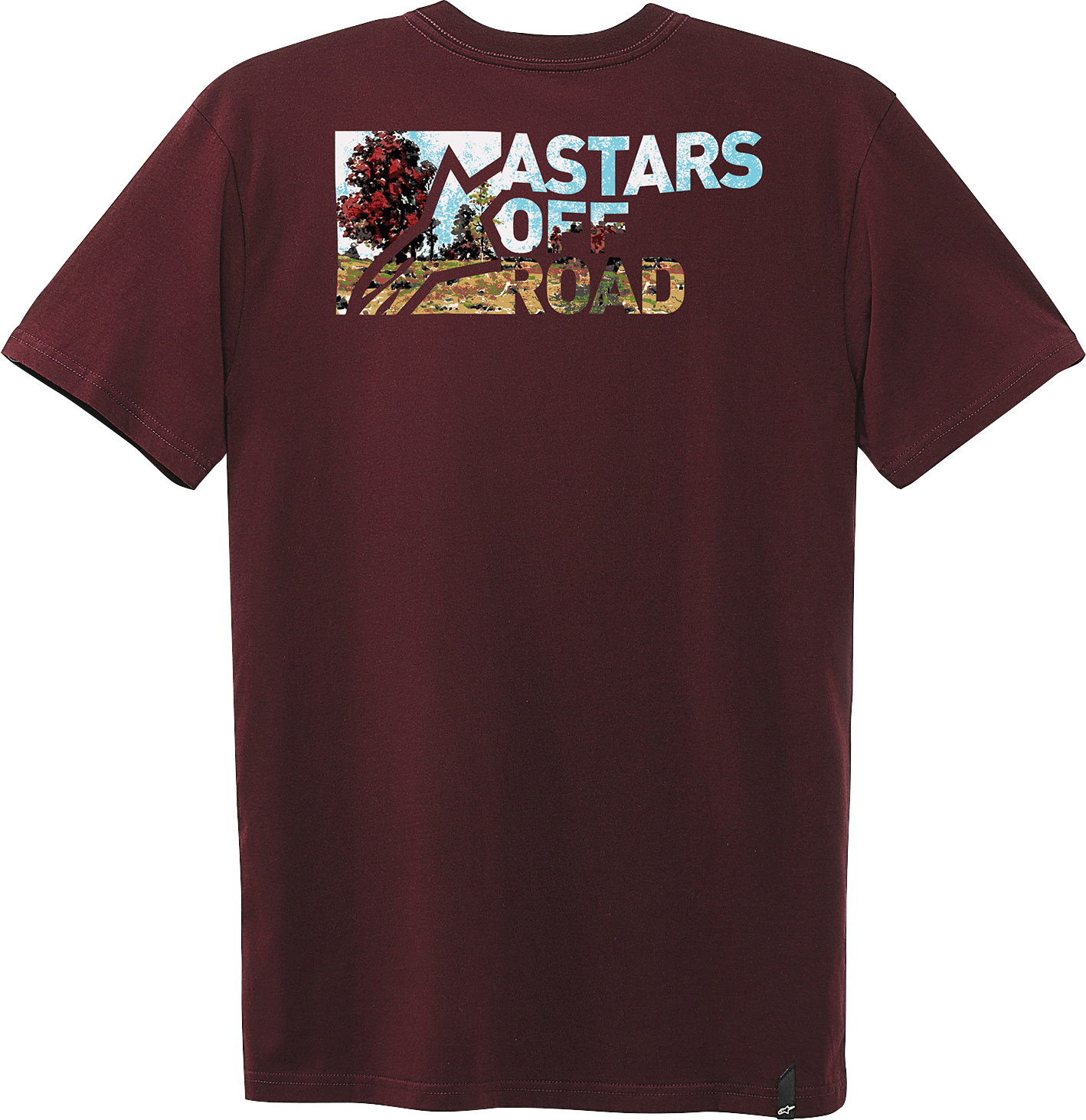 Alpinestars Painted T-Shirt - Maroon 2XL - Part Number 1232-722248382X