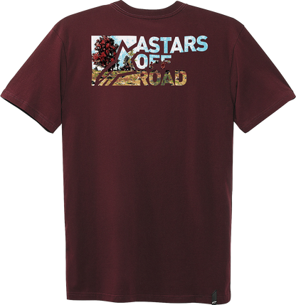 Alpinestars Painted T-Shirt - Maroon 2XL - Part Number 1232-722248382X