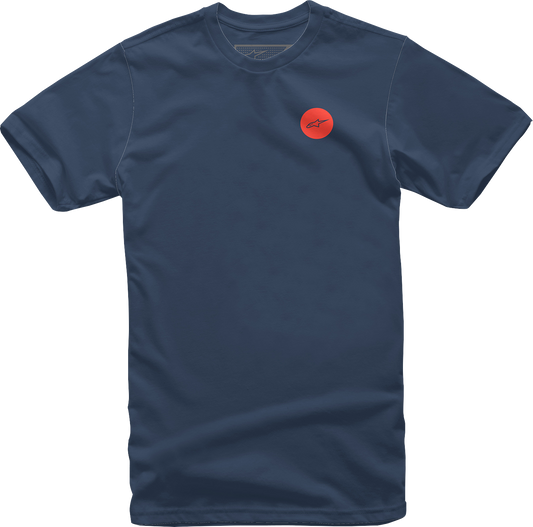 Alpinestars Faster T-Shirt - Navy - XL (Part Number 1232-72208-70XL)