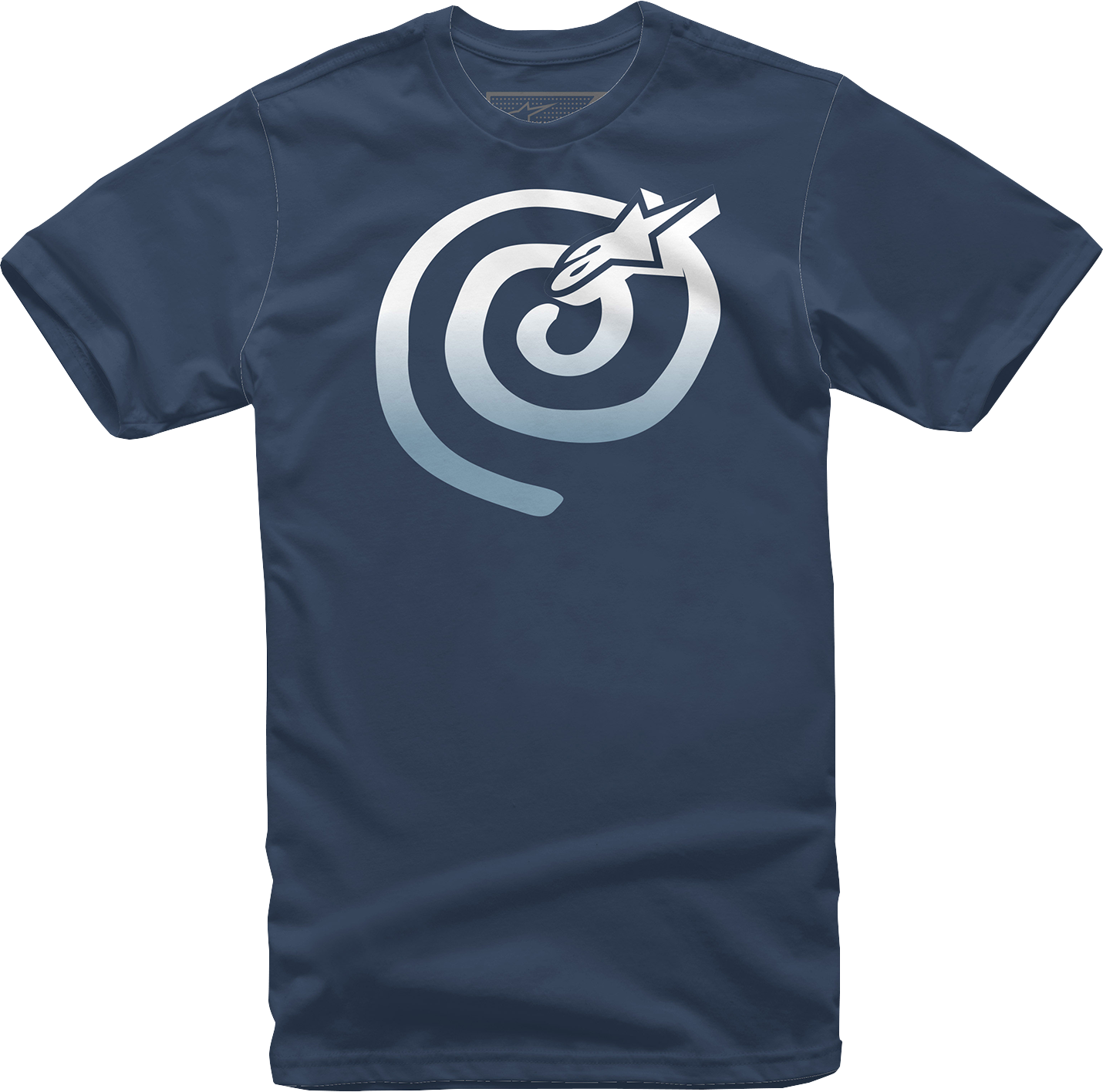 Alpinestars Mantra Faded T-Shirt - Navy, Large (Part No. 1232-72222-70-L)