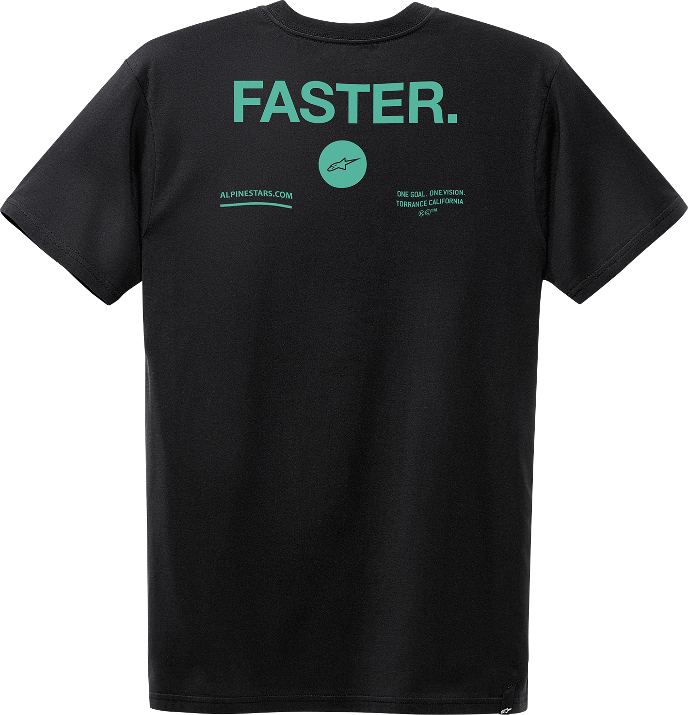 Alpinestars Faster T-Shirt - Black - 2XL (Part Number 1232-72208-102X)