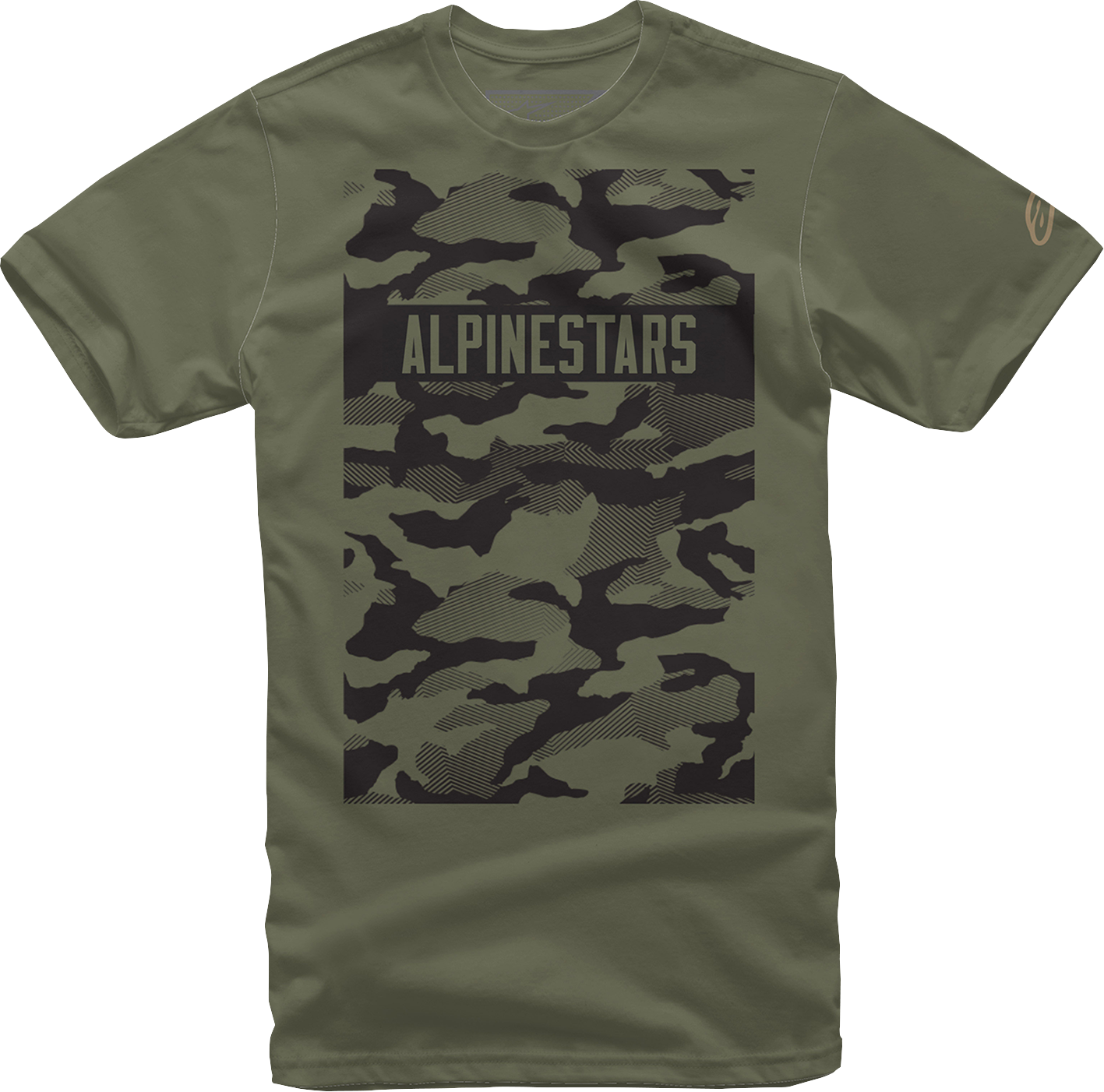 Alpinestars Terra T-Shirt 2XL in Military Green, Part Number 1232-722326902X