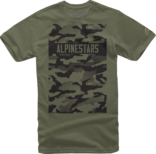 Alpinestars Terra T-Shirt 2XL in Military Green, Part Number 1232-722326902X