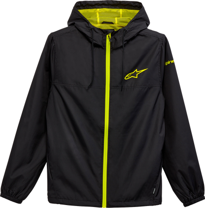 Alpinestars Treq Windbreaker Jacket 2XL - Black, Part No. 1232-11020-102X